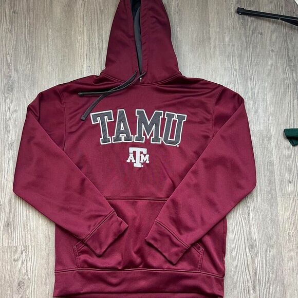 Majestic Other - Tamu Atm Majestic Burgundy mens hoodie sweatshirt drifit‎ type material